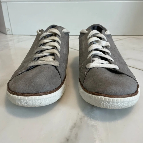 Dr Scholl’s sweet kicks gray suede & snakeskin support comfort sneakers size 8.5 - Picture 3 of 10